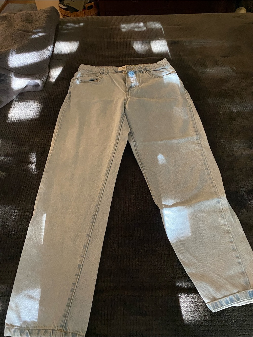 Cotton On Men's Light Blue Relaxed Jeans